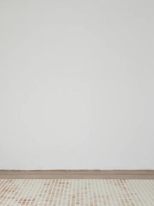 POPCHRIO | Đầm Tay Ngắn Knit Có Cổ Hình Giọt Nước Phong Cách Pháp