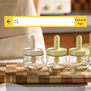 Ready Stock 300ml Retractable Leak Proof Household Kitchen Seasoning Spice Glass Bottle Jar Container Storage Box Extendable Spoon Lid Integrated Salt Sugar Pepper Cumin Chili Powder Durable Telescopic Multifunctional Use Cheap Restaurant Cafe Food Cook