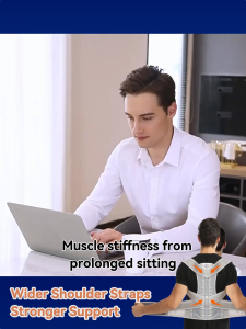 Back Posture Corrector Brace Support Belt Humpback Correction Strap Breathable Straight Waist Belt