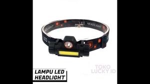 Headlamp LED Senter Kepala Camping Olahraga Outdoor COB