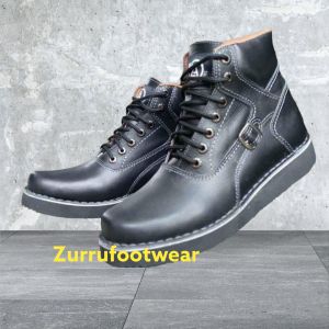 SEPATU KULIT BOT PRIA DEWASA