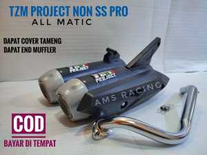 Knalpot TZM Project Untuk Motor ALL Matic /ALL BEAT ALL SCOOPY ALL MIO ALL VARIO PCX FINO X-RIDE GENIO SPACY GEAR