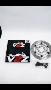 260mm Front Big Brake Disc Rotor 4/5 Holes w/ Bolts Bracket for Honda Click125 V2 /Click150 V3/ Beat