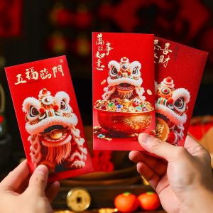 🧧2026 CNY🧧6Pcs Chinese Horse Year Red Envelopes Creative Spring Festival Red Packet Traditional Lucky Hongbao New Year Gifts