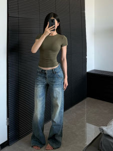 Áo Thun Nữ Tay Ngắn Ôm Eo Màu Trơn Cơ Bản Phong Cách Thể Thao Cổ Tròn Cotton Thoáng Khí Thoải Mái Cho Phụ Nữ