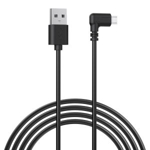 1M USB 2.0 to Micro USB Charging Cable USB Straight Plug to 90 Degree Angle Micro USB Plug SB Data Cable Adapter Connector