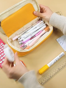 Hộp Bút Đáng Yêu Dãn Nở - Ngăn Chứa Lớp Đa Năng - Dụng Cụ Học Tập Mùa Tựu Trường