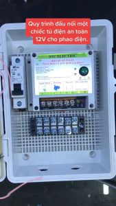 Tủ điện relay an toàn phao điện BVT Smart công suất tới 2000W hệ thống tủ điện bơm nước tự động đấu nối sẵn kết hợp với rơ le an toàn cho phao điện