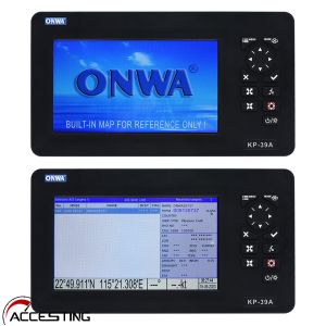 ONWA KP-27A/KP-27 7-inch LCD GPS Chart Plotter Combo Marine GPS Navigator with GPS Antenna and Built-in Class B AIS Transponder