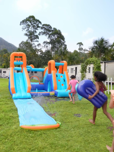 🔥READY STOCK🔥 AirMyFun Inflatable Castle Outdoor Kids Water Slide Playground Inflatable Slide