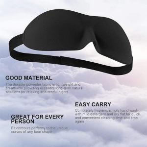 3D Stereoscopic Sleep Eye Mask Shading Breathable Eye Mask Sleeping Aid Eyepatch Portable Blindfold Travel Eye Patch Universal
