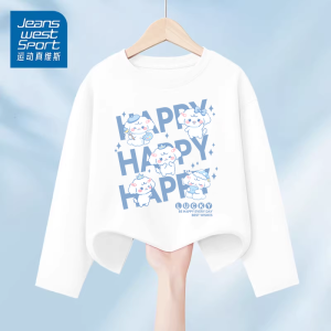 JEANSWEST SPORT | Cotton Long Sleeve Girls T-Shirt Autumn Large Children