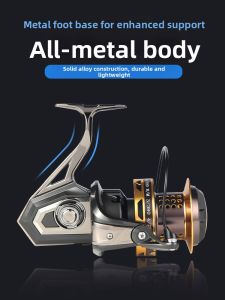 TEBEN | Seamless Saltwater-Resistant Long-Cast Spinning Reel 10000