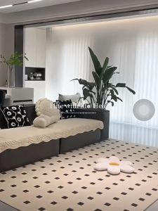 I U O พรมปูพื้นหนานุ่มพรมแบบ3Dพรมปูพื้นห้องนั่งเล่นพรม3มิติพรมปูห้องรับแขก120*160 160*230ราคาถูก carpet