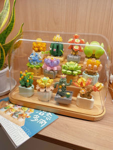 Heal Thyself Succulent Bouquet Display Assembly Toy Birthday Gift for Girls Sunflower Potted Plant Building Blocks Model Kit