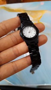 Đồng hồ nữ jaxis dây nhựa second hand si nhật- đã qua sử dụng