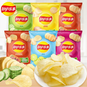 Lays Original Cut Potato Chips Potato Chips Foodie Binge-watching Dormitory Satisfy the Appetite Snacks Casual Food Snack Full Box Wholesale