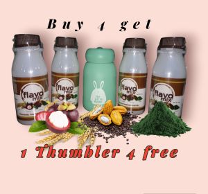 Buy 4 Flavo mix get 1 thumbler 4 free