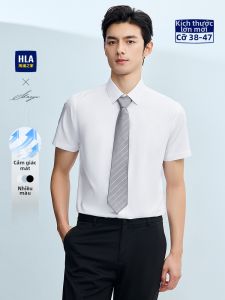 HLA | Áo Sơ Mi Ngắn Tay Làm Mát Cho Người Đi Làm