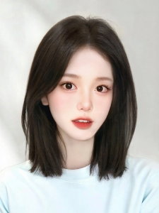 MENGSIQIAN | Natural Seamless Human Hair Wig Locks Short