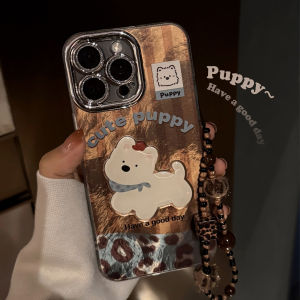 JIFANPAUL | Protective Case for iPhone 16 with Anti-Shock Design Leopard Print Retro Glitter and Cartoon Pattern