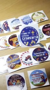 Birthday Stickers for Boys | Personalized | [15 pcs] | Archiphix