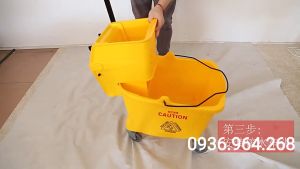 [ Hàng Thương Hiệu ] Xe vắt nước lau nhàXe vắt nướcxe vắt móp lau sàn công nghiệp 20L 32 Lít Baiyun