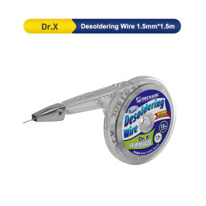 Dây Hút Thiếc Đồng MECHANIC Dr.X 1.5mm-3.5mm Khả Năng Hấp Thụ Cao Dùng Cho Sửa Chữa Điện Tử Mạch PCB Bo Mạch Chủ Điện Thoại Bộ 2 Cái