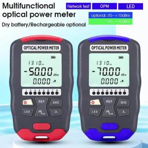 Máy Đo Công Suất Quang AUA-D7/D5/DC7/DC5 -70~+10/-50~+26dBm Thiết Bị Kiểm Tra Sợi Quang Với Đèn LED Kiểm Tra Mạng RJ45 Cho FTTH
