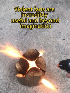 Rechargeable Lithium Battery 18650 Series USB Charging Portable High Speed Violent Turbo Fan Brushless Motor Multifunctional Handheld Outdoor Camping Hair Dryer with High Power Car Dust Blower