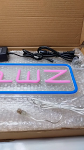 OPEN เเนวตั้ง 420 ใบกัญชา ไฟหน้าร้าน ป้ายไฟนีออน ประหยัดไฟ ใช้ปลั๊กไฟ บ้าน เพิ่มเอกลักษณ์สีสัน สวยงาม