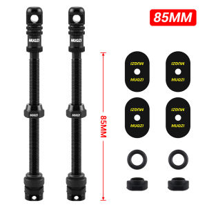 MUQZI | MUQZI Tubeless Presta Valve Stem 45/55/65/75/85/100mm Super Light Aluminum Fit Most Road/Mountain/MTB Bicycle Rims