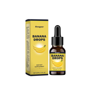 Googeer Banana Drop Dietary Supplement Fat Burning Help To Weight Loss Drop Anti Cellulite Effective Slimming Lazy Slimming Drop For Men Women(60ml)
