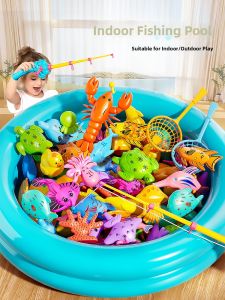 WANJUTEGONGDUI | Magnetic Fishing Pole Educational Toy for Toddlers 1 to 6 Years