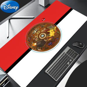 Bandai | 90x40cm Mouse Pad P-Pokemon Pikachu Lockedge Larger Gaming Accessories Computer Gamer Keyboard Mouse Mat Desk Mousepad For Gift