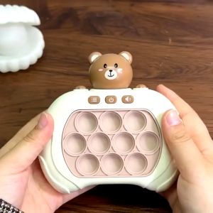 《COD》4 modes Quick Push Game Console Electronic Speed Push Through Pop It Game Console Educational Toys Childrens Focus Training