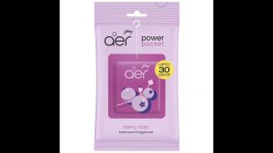 GODREJ AER POWER POCKET BATHROOM FRAGRANCE 10G LEMON/BERRY/JASMINE/SEA/LAVENDER/ROSE