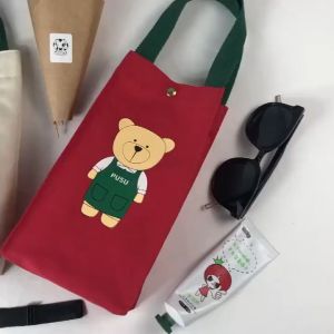 Túi đựng bình nước ly giữ nhiệt chống nước vải canvas vải bố