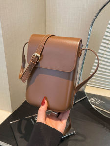 Fashionable Korean Style Womens Crossbody Bag 2025 New Design Mobile Phone Pouch Stylish Trendy Small Square Bag for Youth