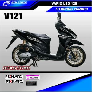 Stiker striping variasi honda vario led 125 tahun 2015-2017