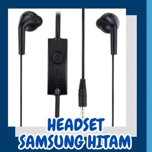 Samsung Handsfree / Headphones / Earphone / Haedset Galaxy Young Gallery Gadget - HITAM