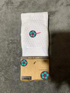 (1 Pair) PINK CHECK Logo UNICORN Basketball Socks LIMITED EDITION High Cut Premium Quality