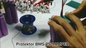 Baterai Speaker dan Elektronik Lainnya 8X 18650 9800mAh 74V BMS 2S 9A DOUBLE SOKET JST XH DAN PH