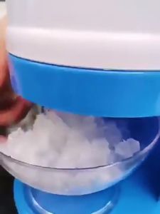 DECCO Mini Hand Crank Ice Shaving Machine Manual Ice Crusher Snow Cone Making Tools With Measuring Cup - Fulfilled by DECCO SHOP