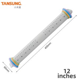 Adjustable Thickness Silicone Rolling Pin