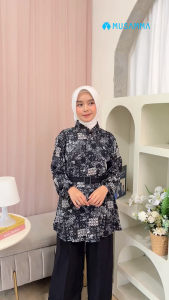 FAIRA SETELAN CELANA VOL. 5 - Setcel Crinkel Motif Mix Polos Busui dan Wudhu Friendly