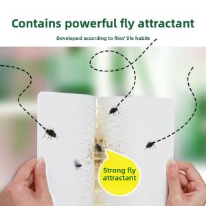 MONLEYTA | Powerful Fly Trap Sticky Fly Paper Mosquito Killer Catcher Household Pest Control Easy To Use Effective Fly Eliminator