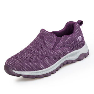 Womens Winter Warm Fleece Lined Wide Head Cotton Shoes Comfortable Flexible Sole round Toe Low Heel Sport Casual Shoes