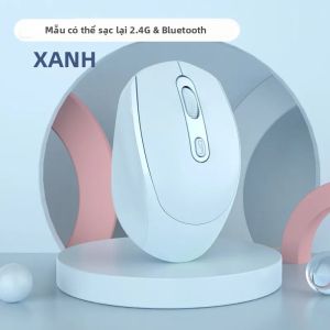 Chuột Không Dây Tiện Dụng NexusClick Chế Độ Kép Bluetooth 2.4G Có Thể Sạc Lại Im Lặng 3 Dpi Chuột Chơi Game Văn Phòng Có Thể Điều Chỉnh Cho Máy Tính Xách Tay Windows Mac