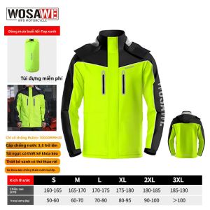 WOSAWE | Áo Mưa Chống Thấm Cho Người Giao Hàng